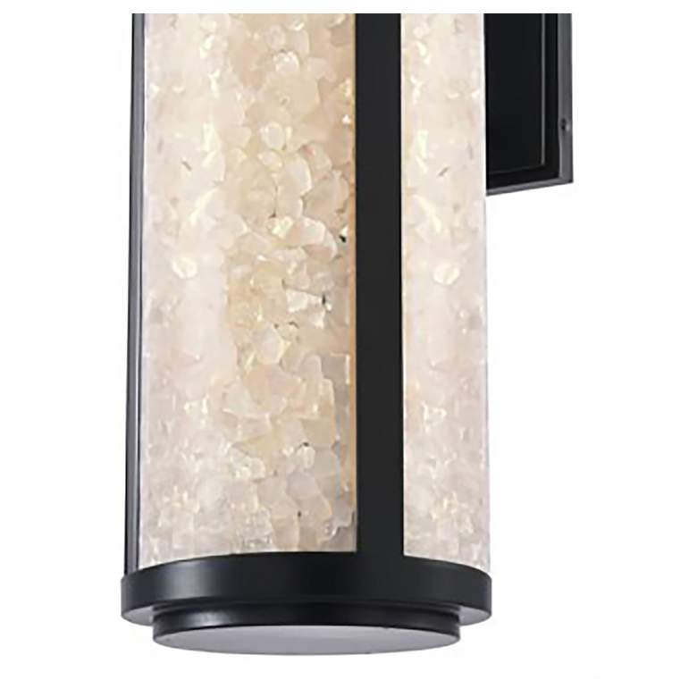 Image 2 The Great Outdoors Salt Creek 1-Light LED 0-in Black Outdoor Wall Sconce more views