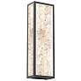 1_The Great Outdoors Salt Creek 1-Light LED 10.13-in Black Wall Sconce