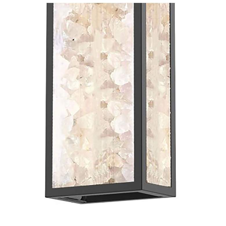 Image 2 The Great Outdoors Salt Creek 1-Light LED 10.13-in Black Wall Sconce more views