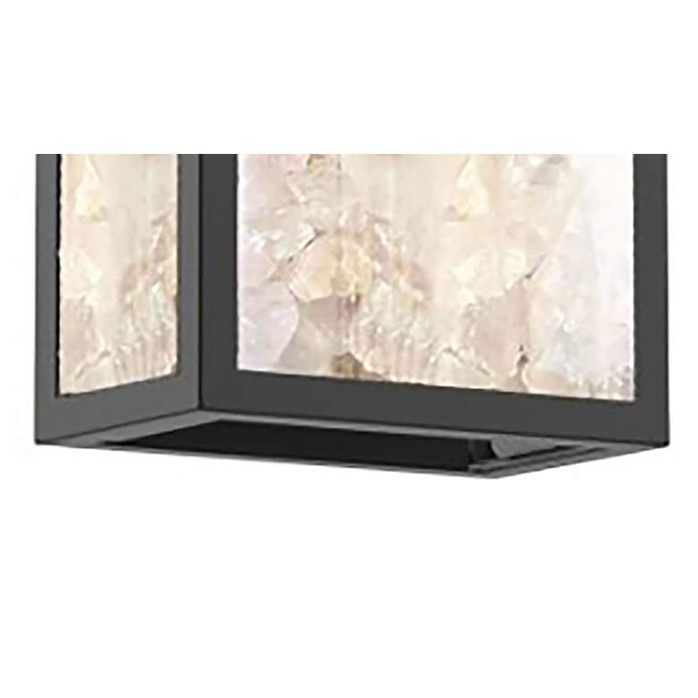 Image 3 The Great Outdoors Salt Creek 1-Light LED 10.13-in Black Wall Sconce more views