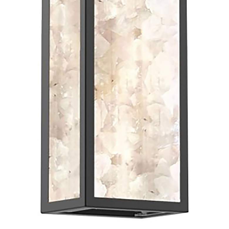 Image 2 The Great Outdoors Salt Creek 1-Light LED 6.13-in Black Outdoor Wall Sconce more views