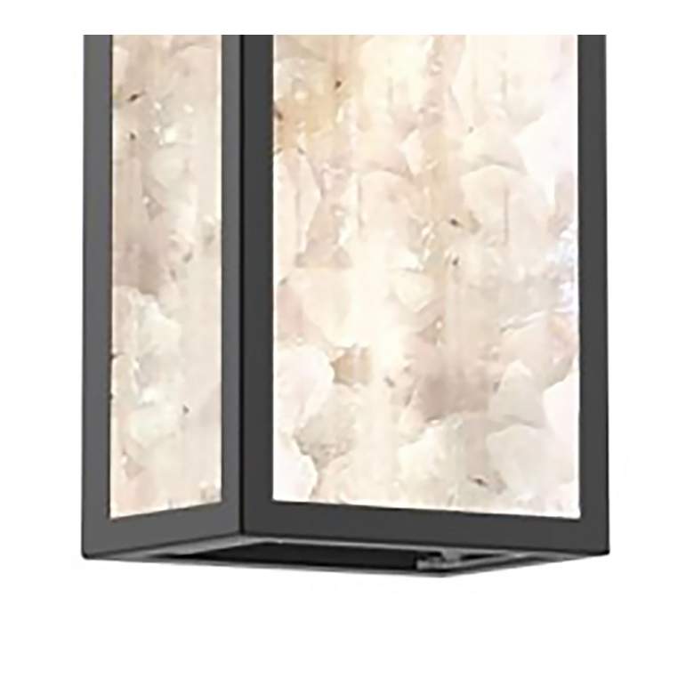 Image 3 The Great Outdoors Salt Creek 1-Light LED 6.13-in Black Outdoor Wall Sconce more views