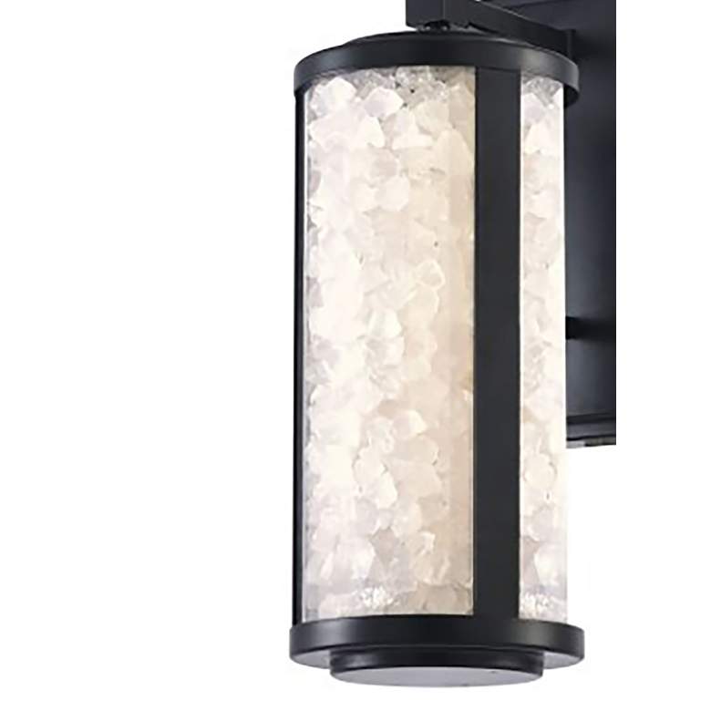 Image 2 The Great Outdoors Salt Creek 1-Light LED 6-in Black Outdoor Wall Sconce more views