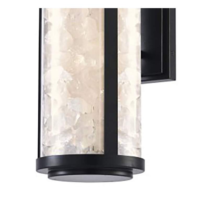 Image 2 The Great Outdoors Salt Creek 1-Light LED 7.5-in Black Outdoor Wall Sconce more views