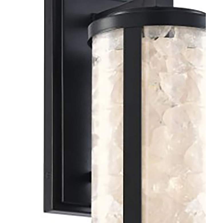 Image 3 The Great Outdoors Salt Creek 1-Light LED 7.5-in Black Outdoor Wall Sconce more views