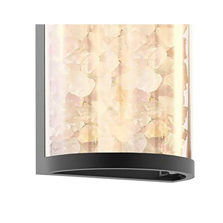 Image 2 The Great Outdoors Salt Creek 1-Light LED 8.13-in Black Outdoor Wall Sconce more views