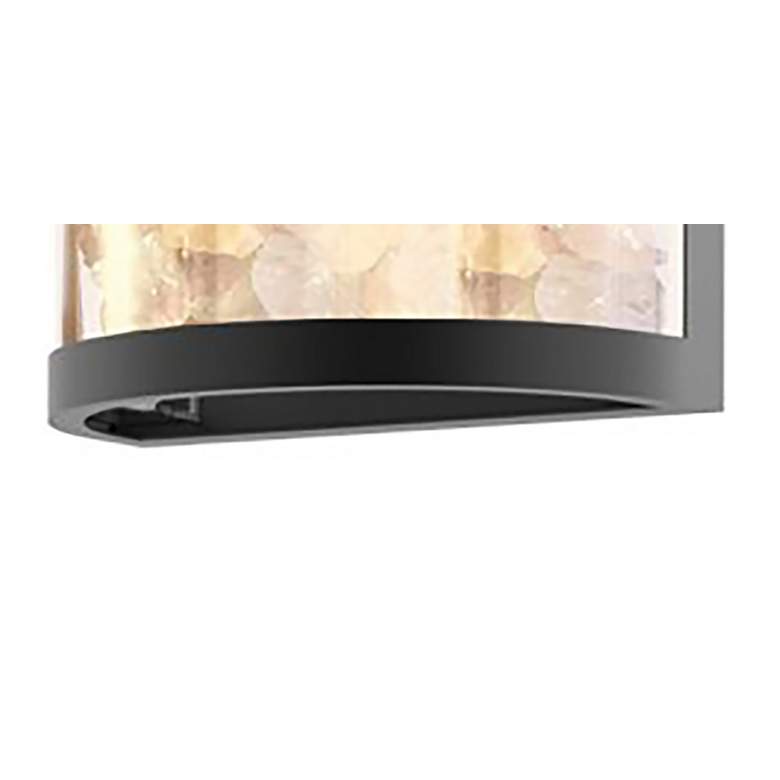 Image 3 The Great Outdoors Salt Creek 1-Light LED 8.13-in Black Outdoor Wall Sconce more views