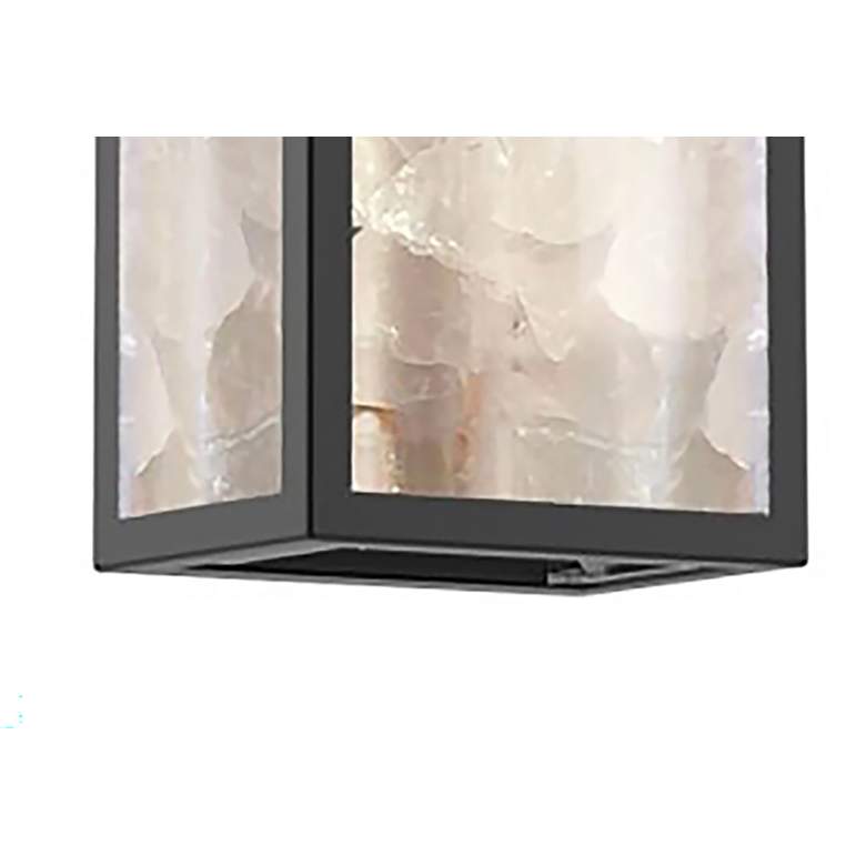Image 3 The Great Outdoors Salt Creek 1-Light LED 8-in Black Outdoor Wall Sconce more views
