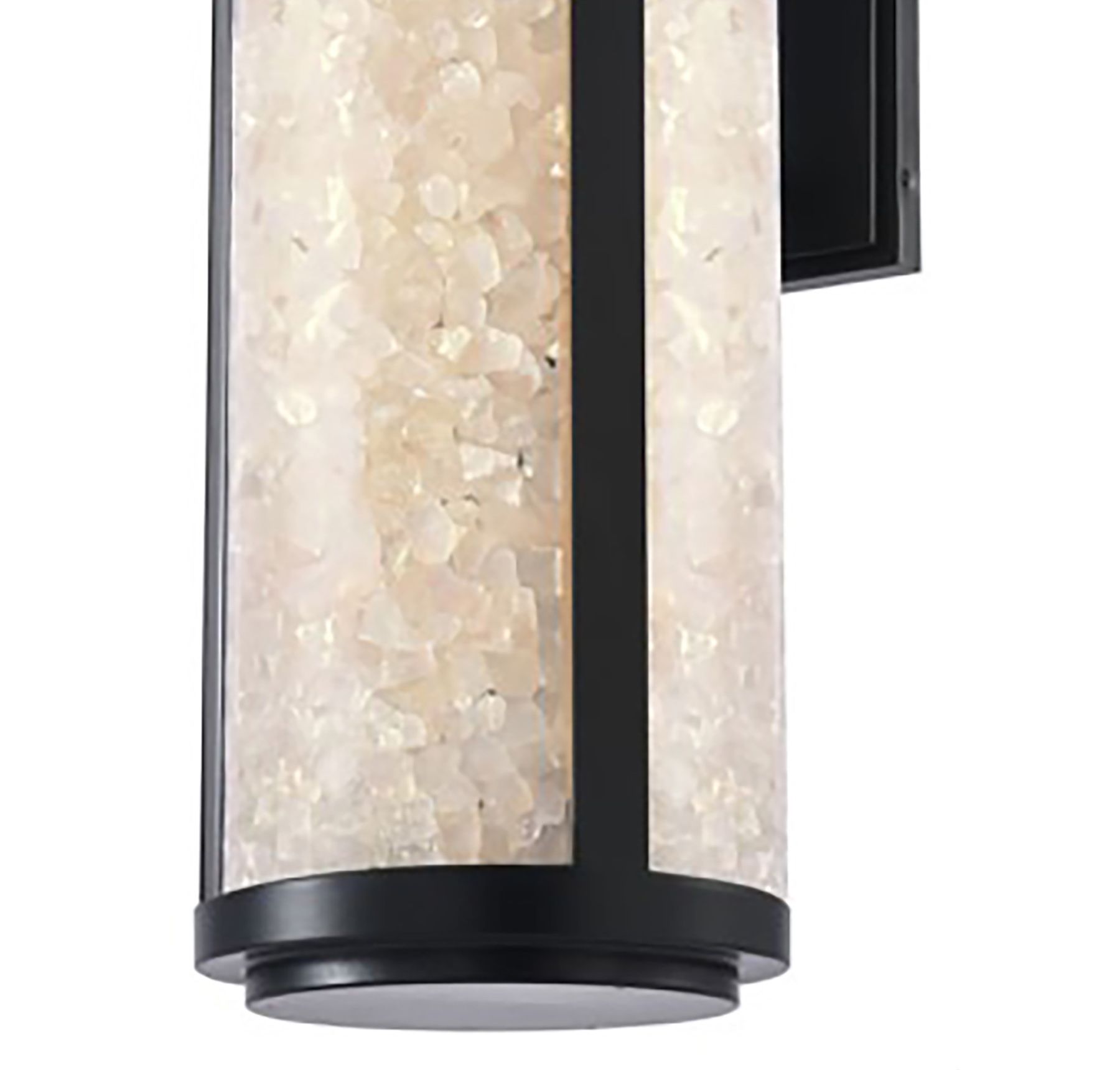 Image 2 The Great Outdoors Salt Creek LED Black Outdoor Wall Sconce with Shades more views