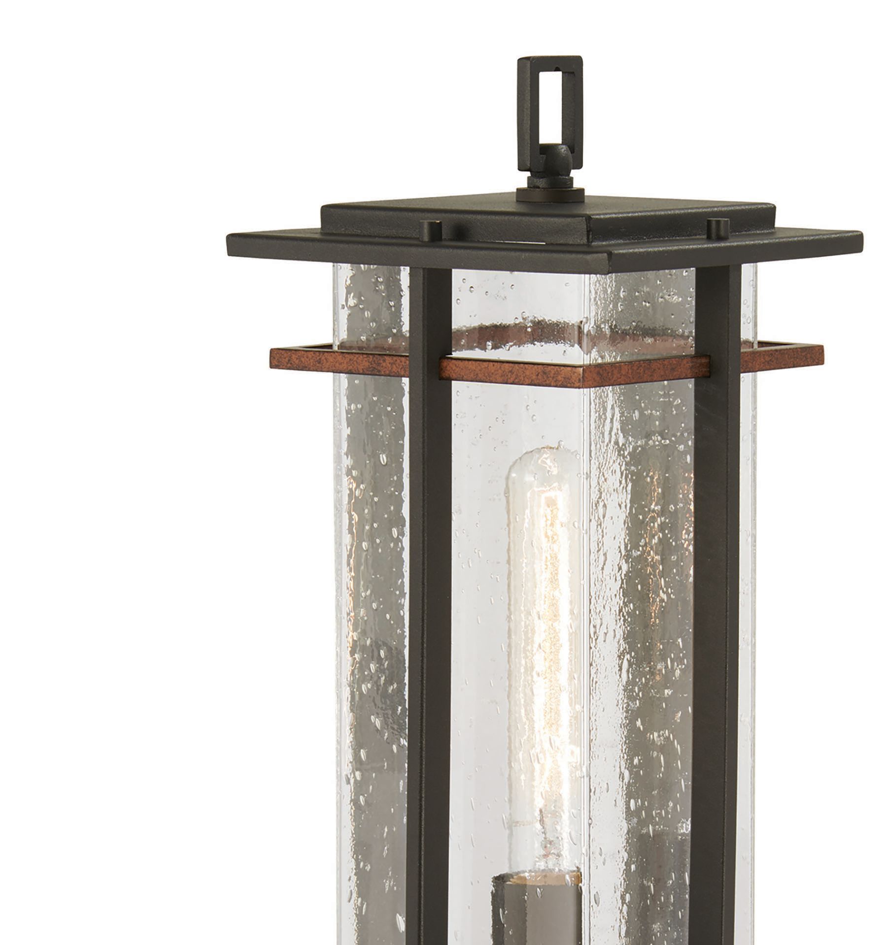 Image 3 The Great Outdoors San Marcos 1-Light Black Outdoor Post Mount more views