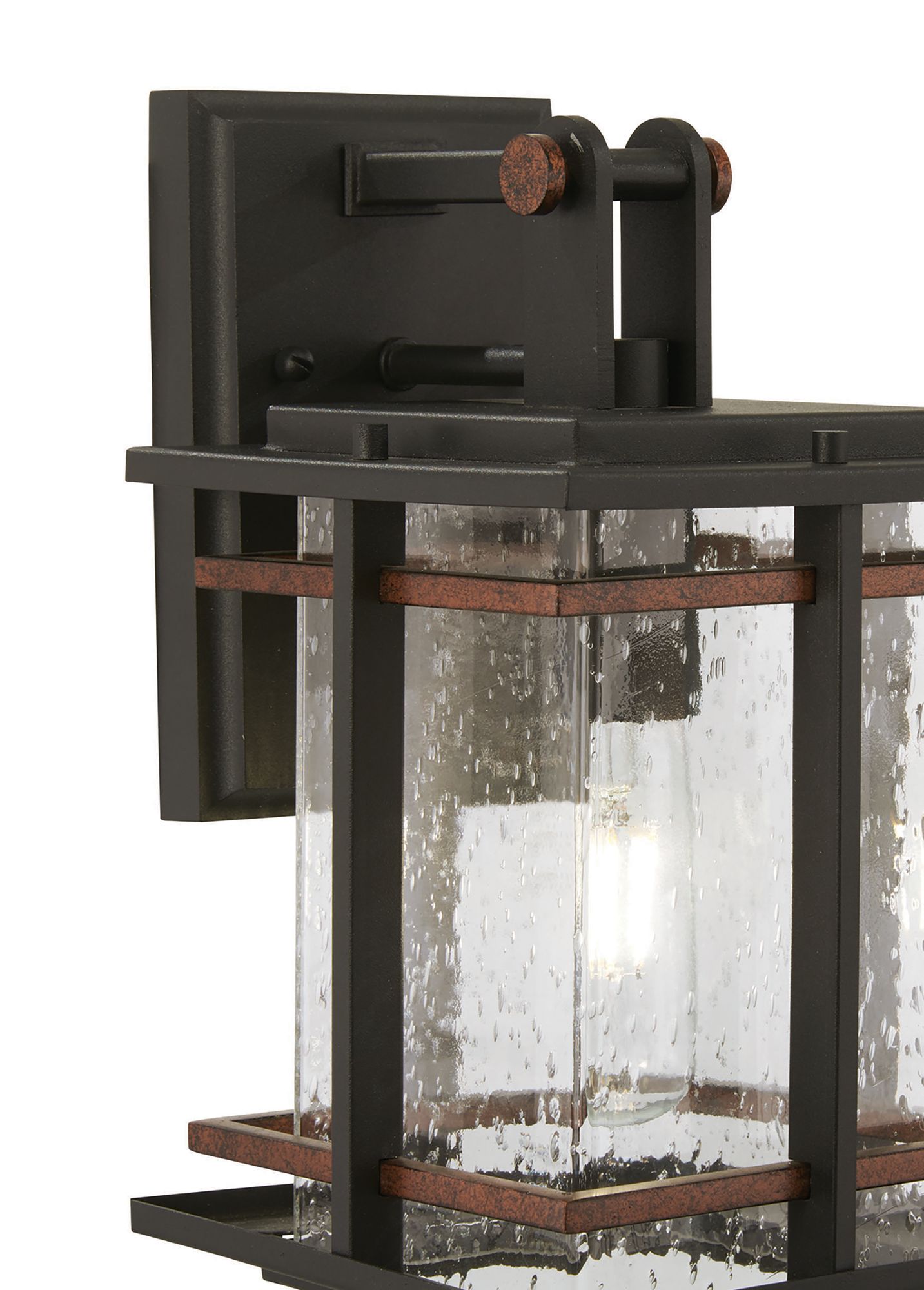 Image 3 The Great Outdoors San Marcos 1-Light Black Outdoor Wall Mount more views