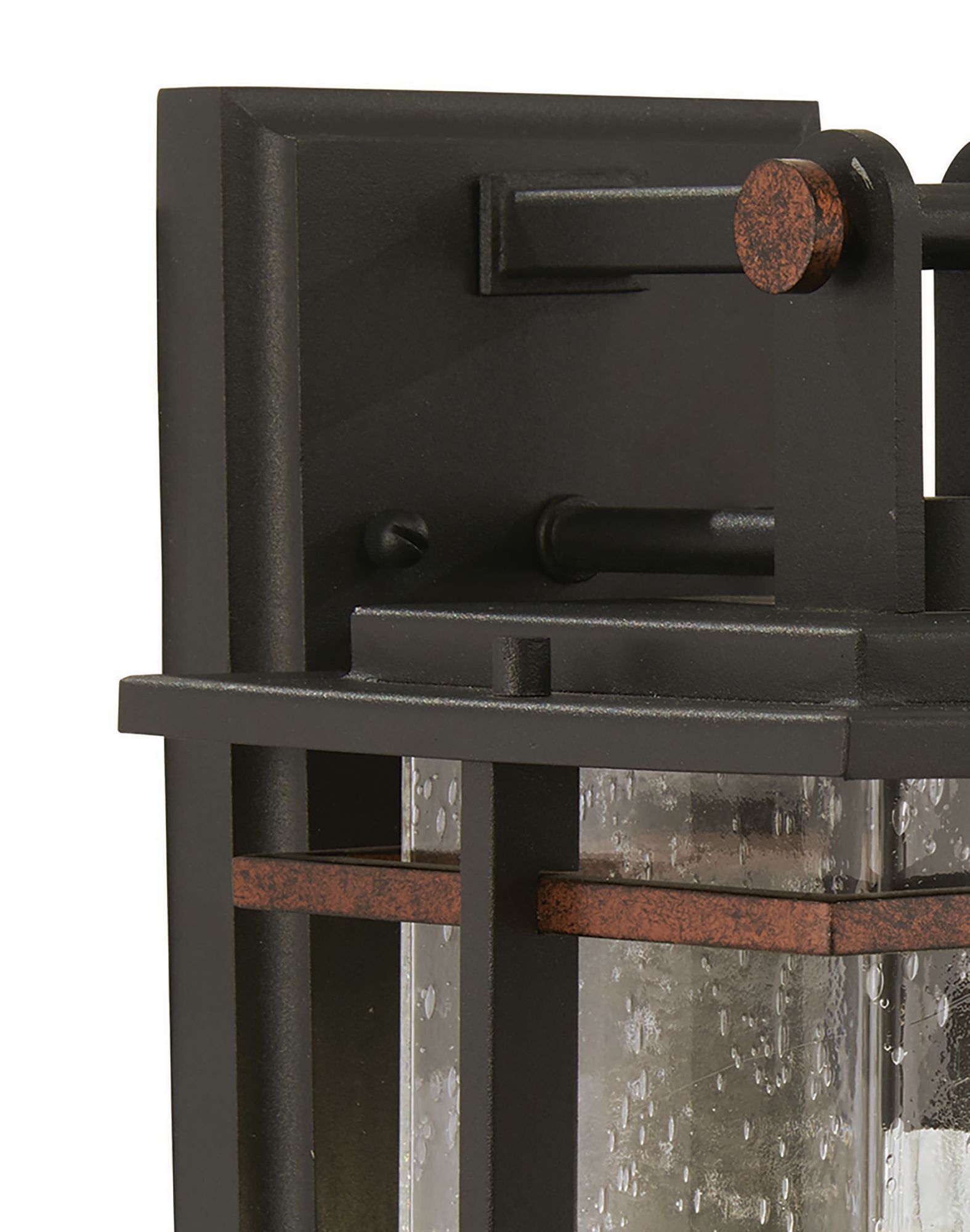 Image 4 The Great Outdoors San Marcos 1-Light Black Outdoor Wall Mount more views