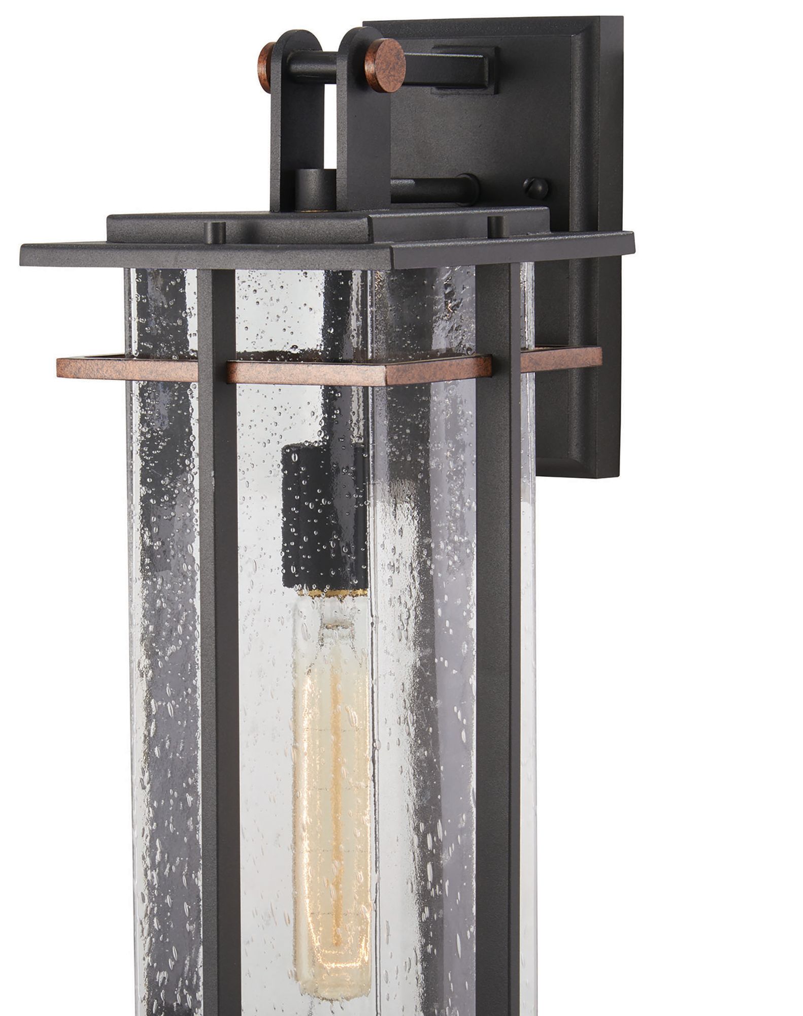 Image 3 The Great Outdoors San Marcos 1-Light Black Outdoor Wall Mount more views