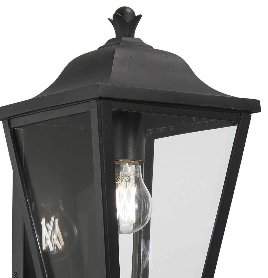 Image 3 The Great Outdoors Savannah 1-Light Sand Coal Outdoor Wall Mount more views