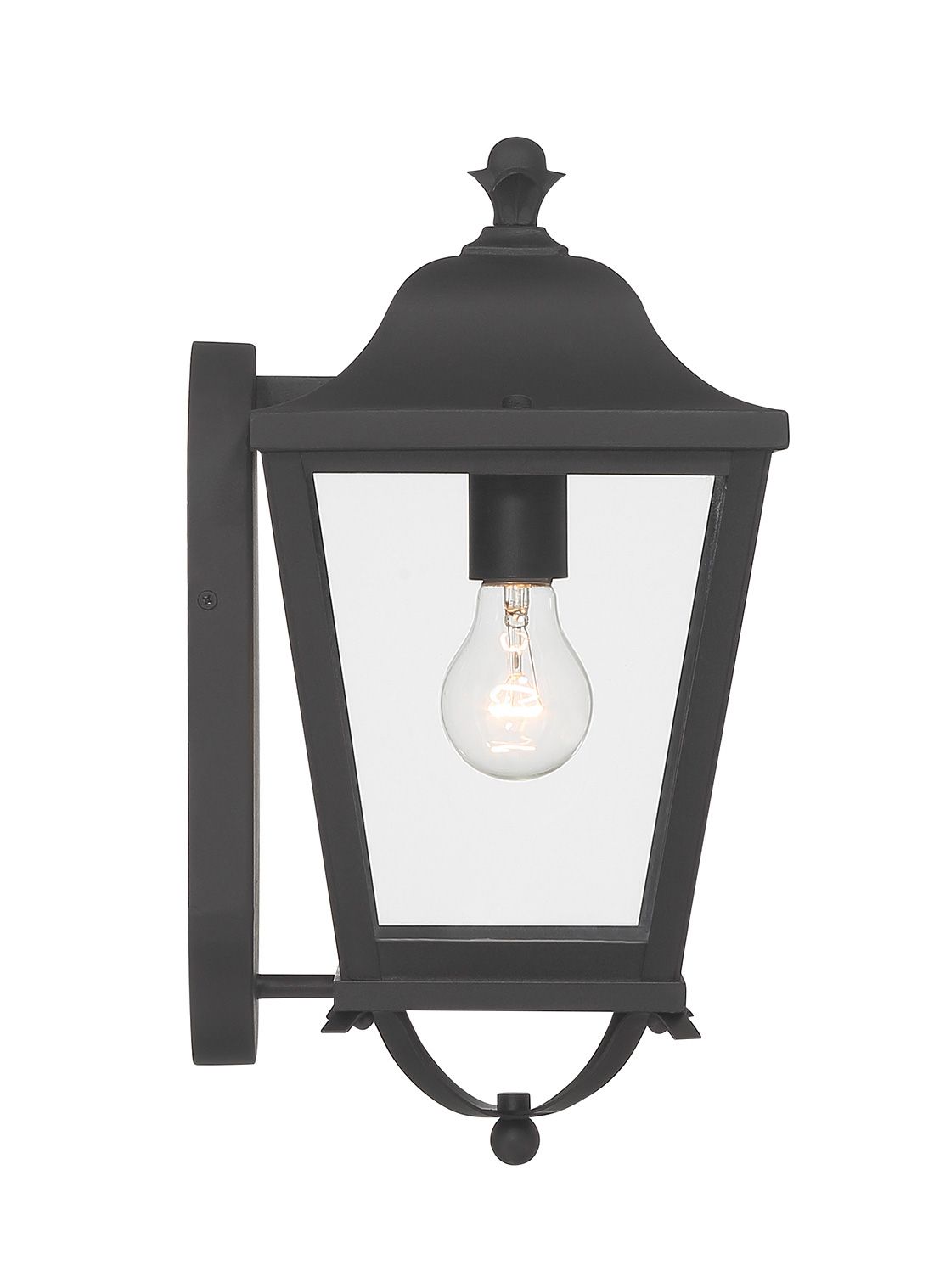 Image 6 The Great Outdoors Savannah 1-Light Sand Coal Outdoor Wall Mount more views