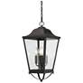 The Great Outdoors Savannah 4-Light Sand Coal Outdoor Chain Hung