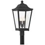 3_The Great Outdoors Savannah 4-Light Sand Coal Outdoor Post Mount more views