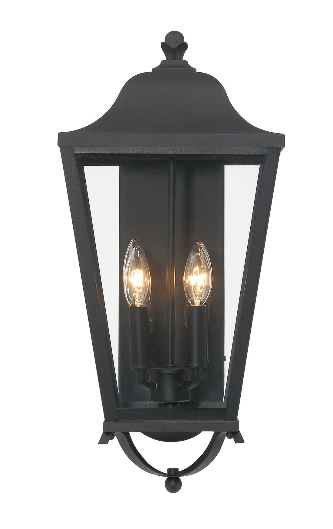 Image 7 The Great Outdoors Savannah 4-Light Sand Coal Outdoor Wall Mount more views