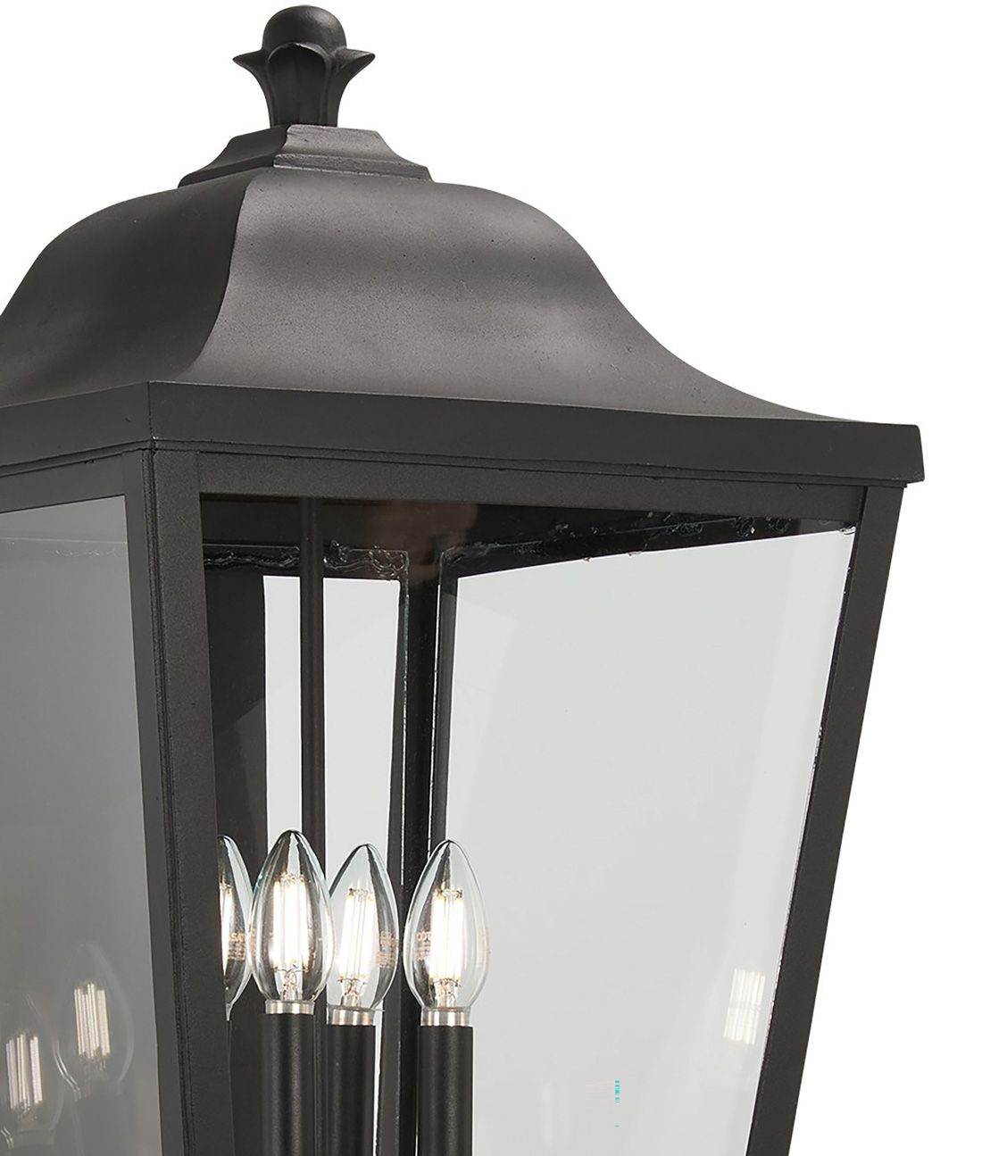 Image 3 The Great Outdoors Savannah 4-Light Sand Coal Outdoor Wall Mount more views