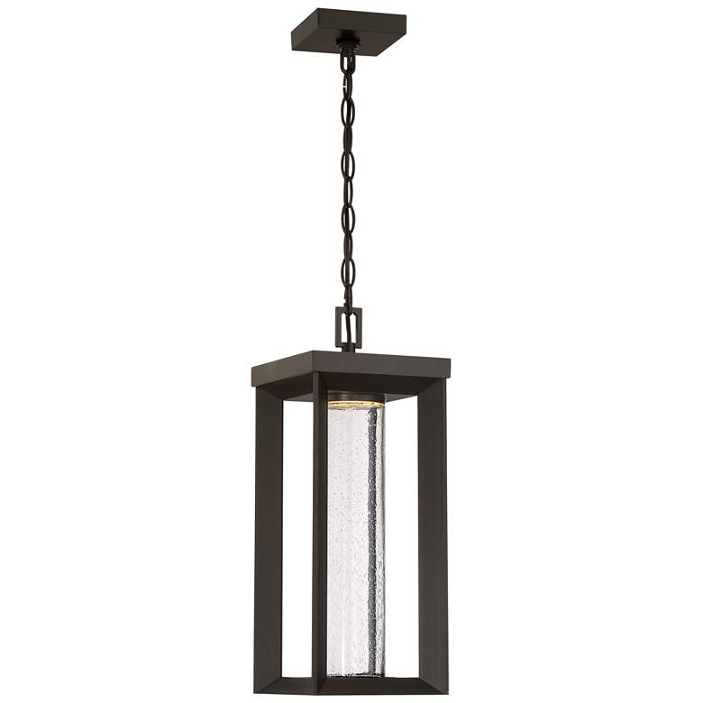 Image 1 The Great Outdoors ShorePoint LED Oil Rub Bronze Outdoor Chain Hung Lantern