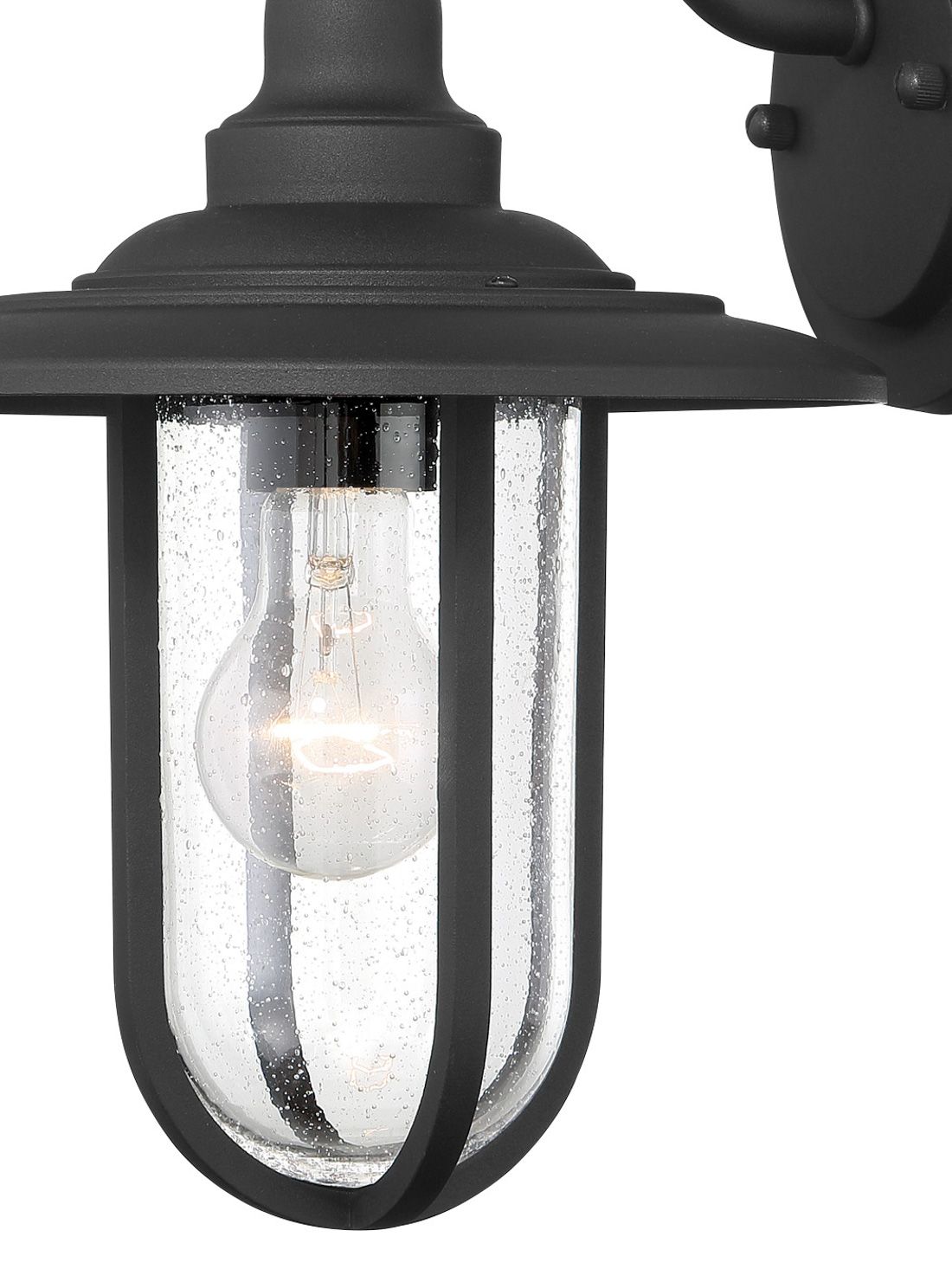 Image 3 The Great Outdoors Signal Park 1-Light Sand Coal Black Outdoor Wall Mount more views