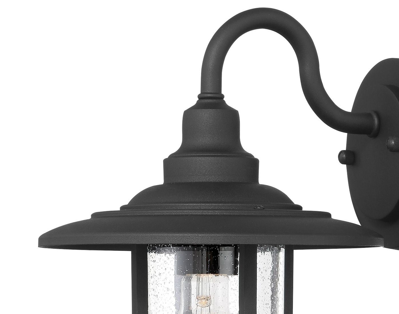 Image 5 The Great Outdoors Signal Park 1-Light Sand Coal Black Outdoor Wall Mount more views