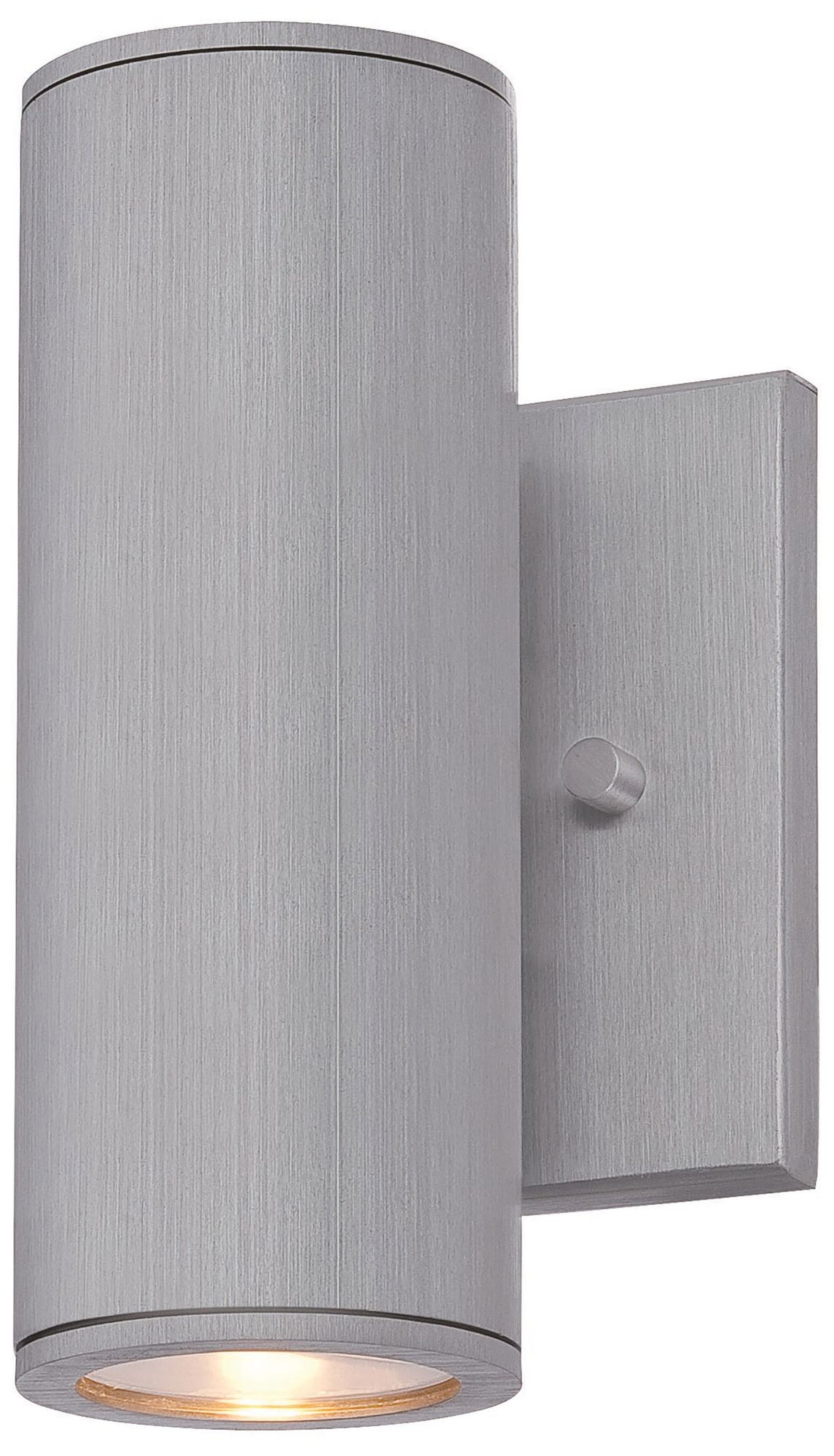 The Great Outdoors Skyline LED Brushed Aluminum Outdoor Wall Mount