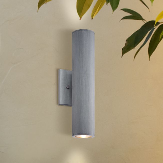 Thumbnail1 of The Great Outdoors Skyline LED Brushed Aluminum Outdoor Wall Mount