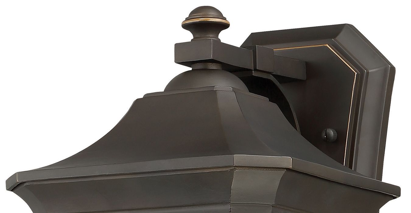 Thumbnail3 of The Great Outdoors Solida 3-Light Oil Rubbed Bronze Outdoor Wall Mount more views