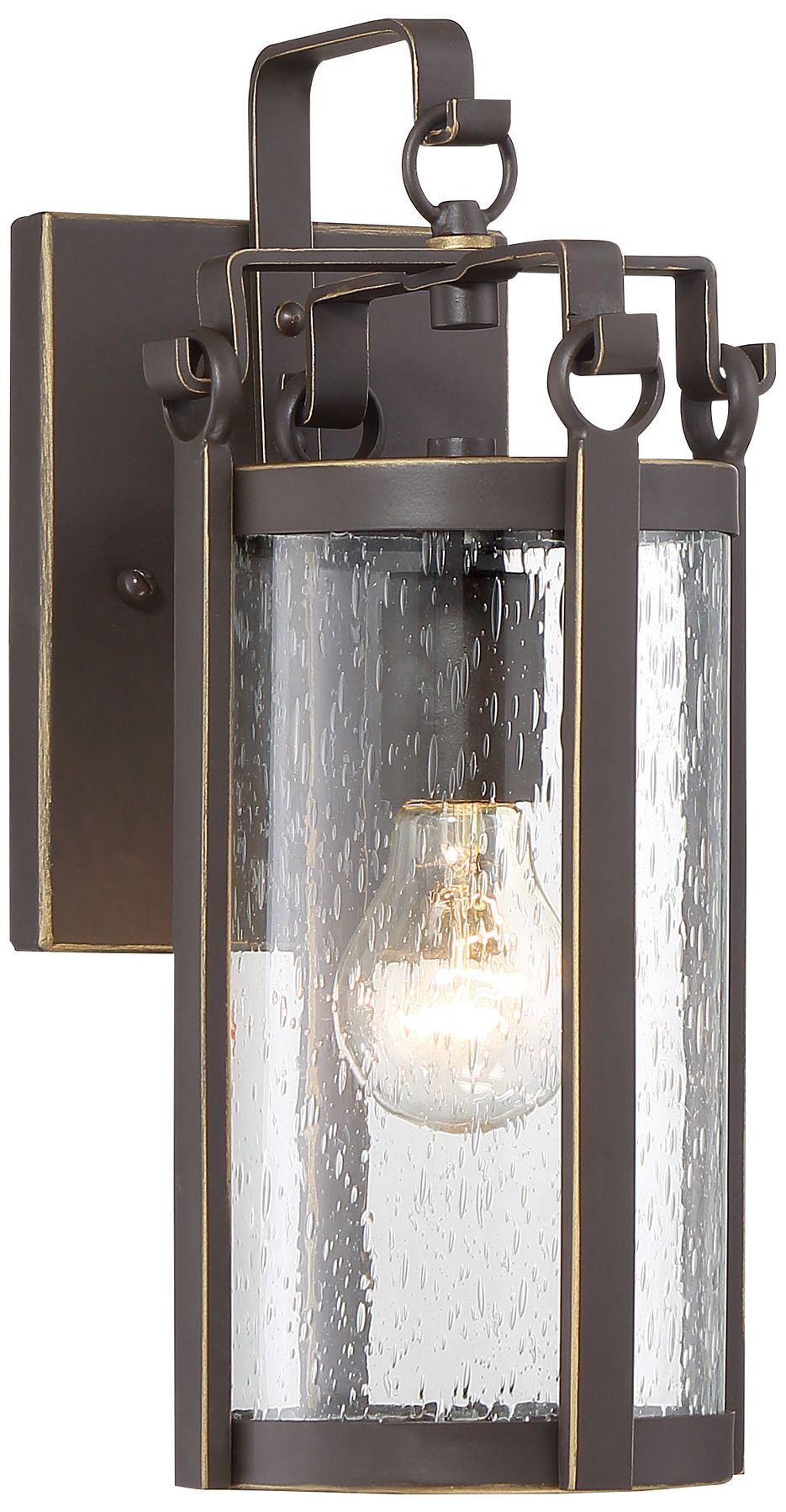 Thumbnail1 of The Great Outdoors Somerset Lane 1-Light Dakota Bronze Outdoor Wall Mount