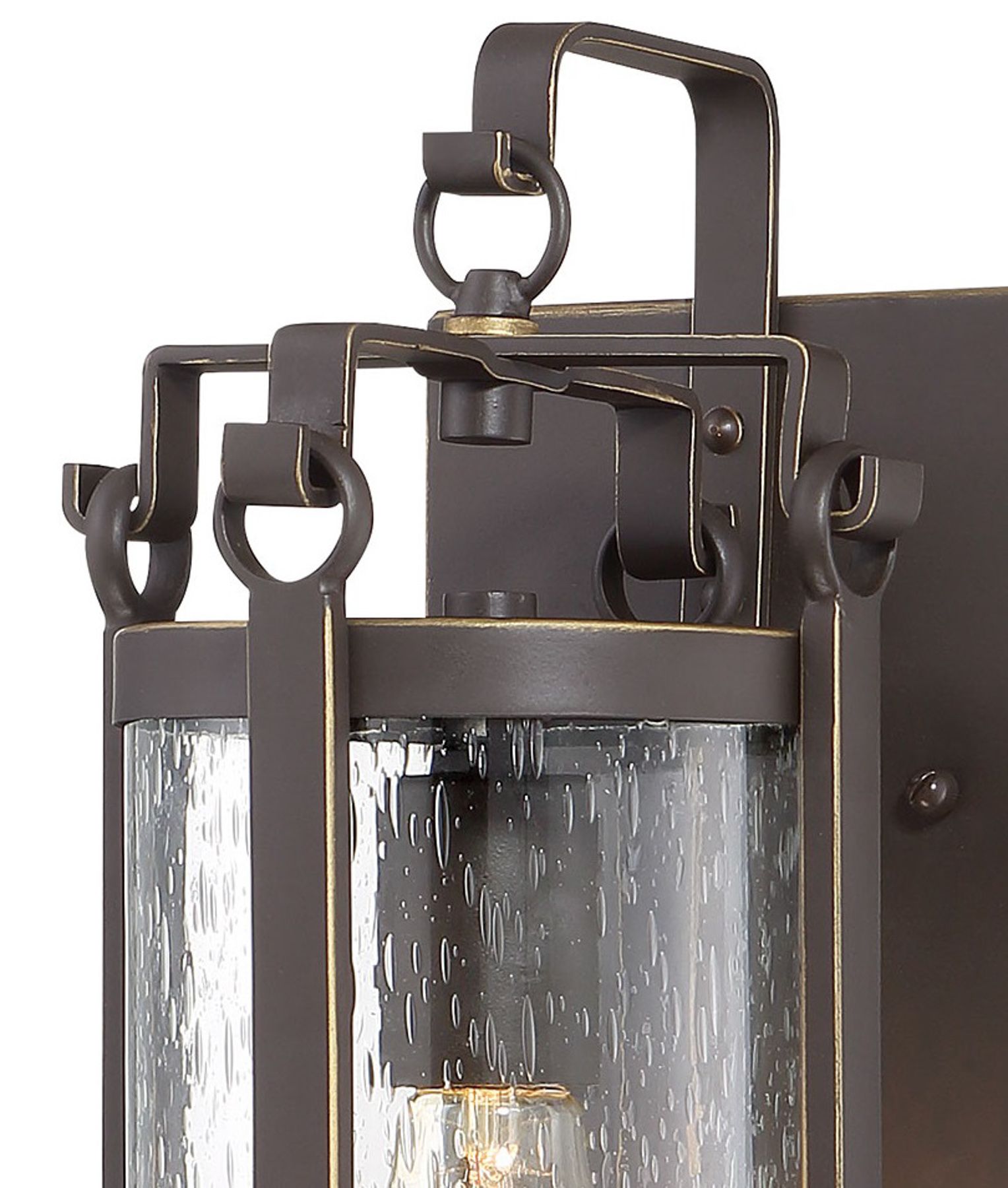 Thumbnail3 of The Great Outdoors Somerset Lane 1-Light Dakota Bronze Outdoor Wall Mount more views