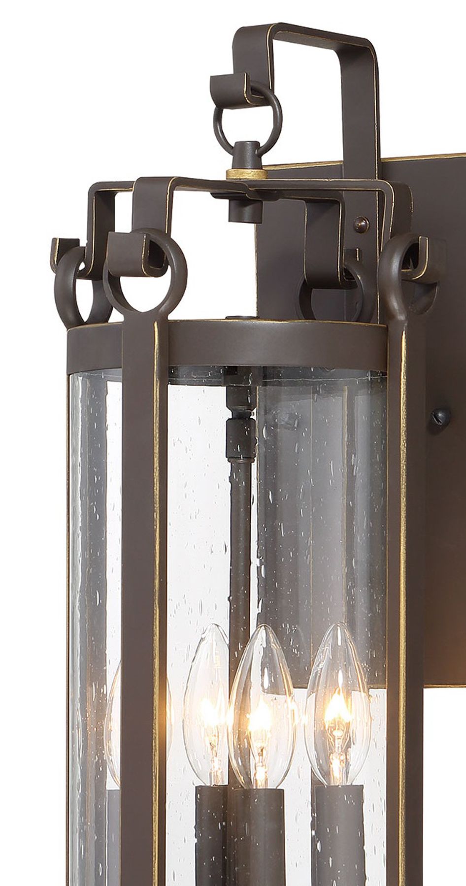 Image 2 The Great Outdoors Somerset Lane 4-Light Dakota Bronze Outdoor Wall Mount more views