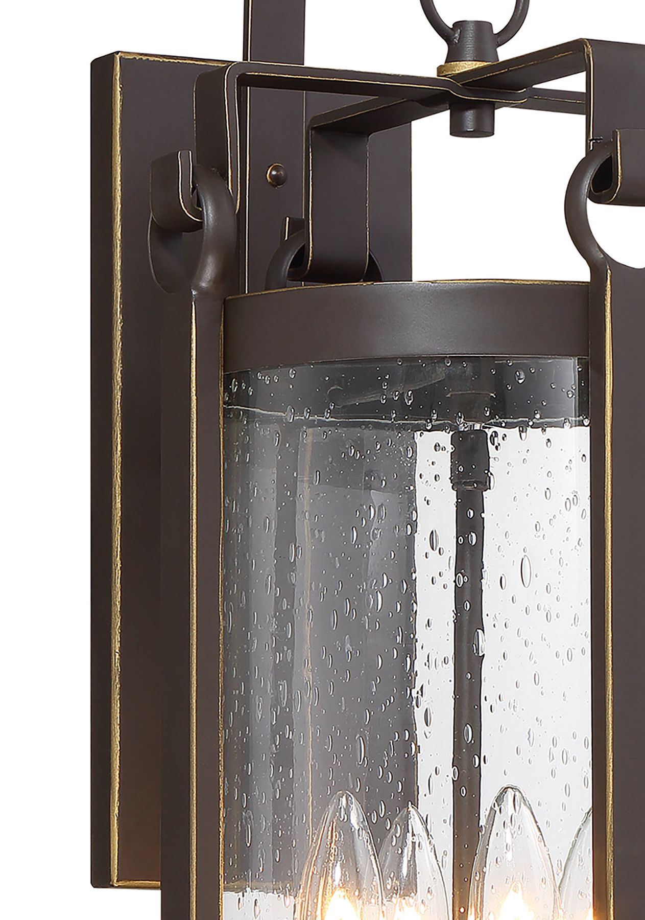 Image 4 The Great Outdoors Somerset Lane 4-Light Dakota Bronze Outdoor Wall Mount more views