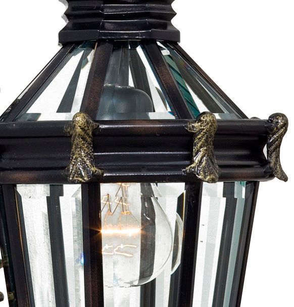 Image 5 The Great Outdoors Stratford Hall 1-Light Bronze Outdoor Wall Mount more views