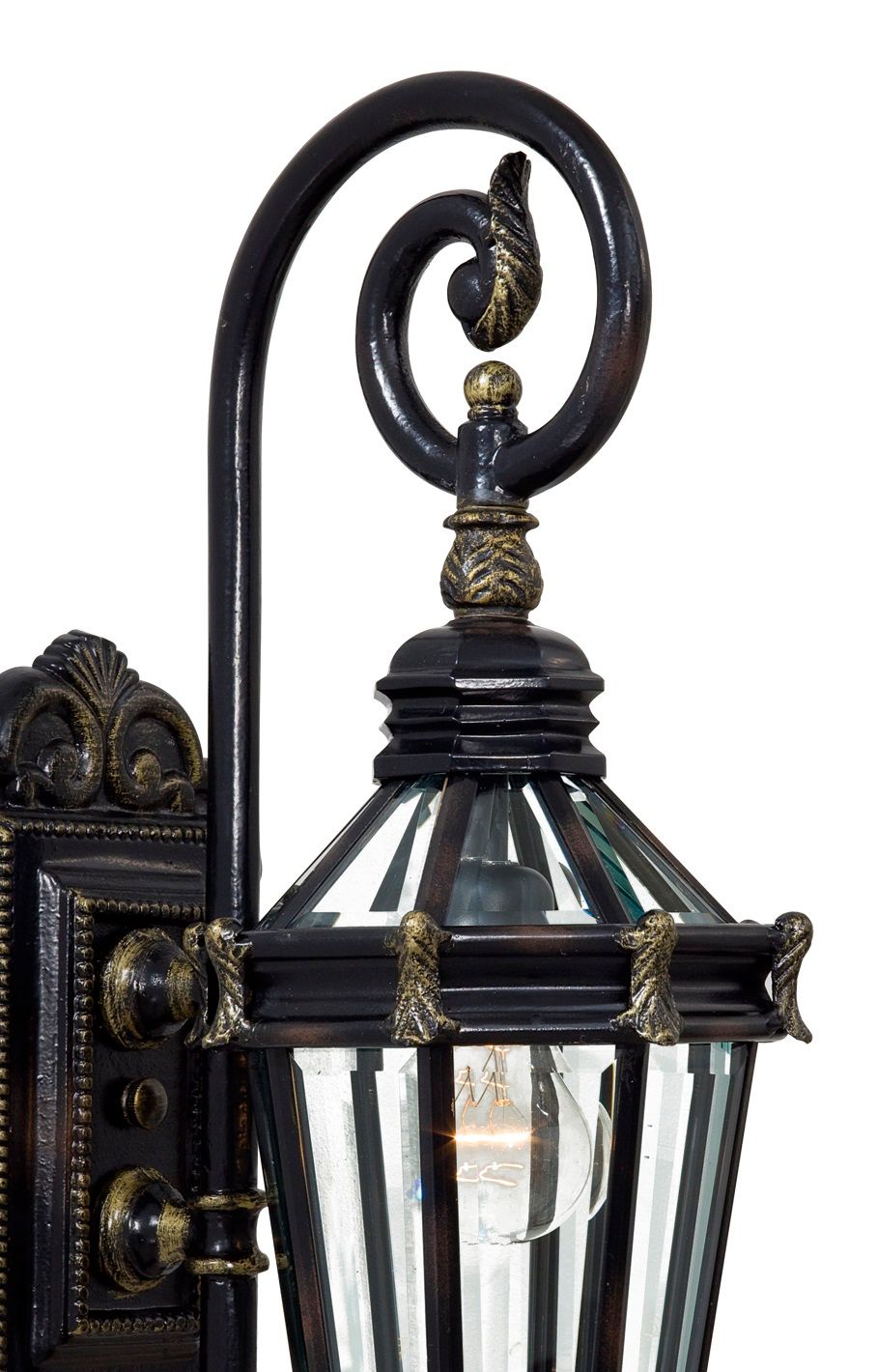 Image 6 The Great Outdoors Stratford Hall 1-Light Bronze Outdoor Wall Mount more views