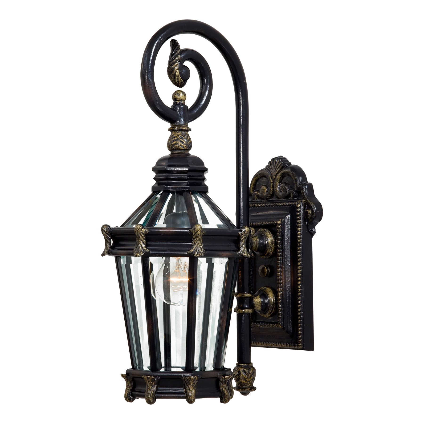 Image 7 The Great Outdoors Stratford Hall 1-Light Bronze Outdoor Wall Mount more views