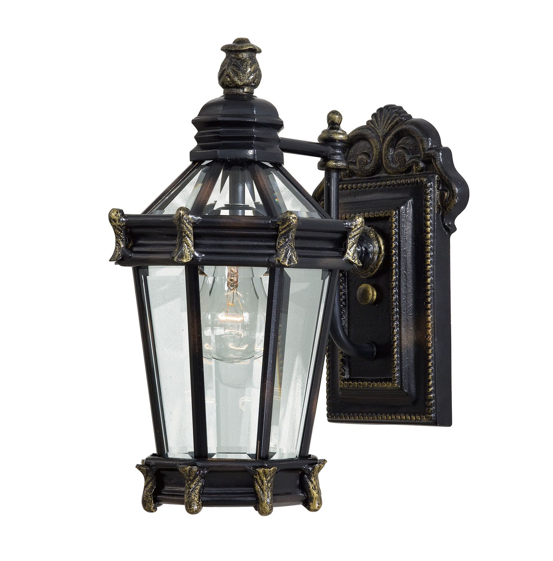Image 3 The Great Outdoors Stratford Hall 1-Light Bronze Outdoor Wall Mount more views