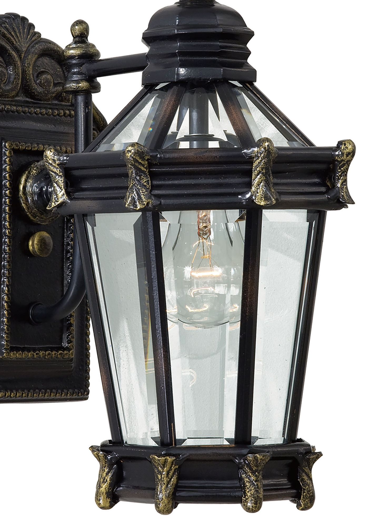 Image 4 The Great Outdoors Stratford Hall 1-Light Bronze Outdoor Wall Mount more views