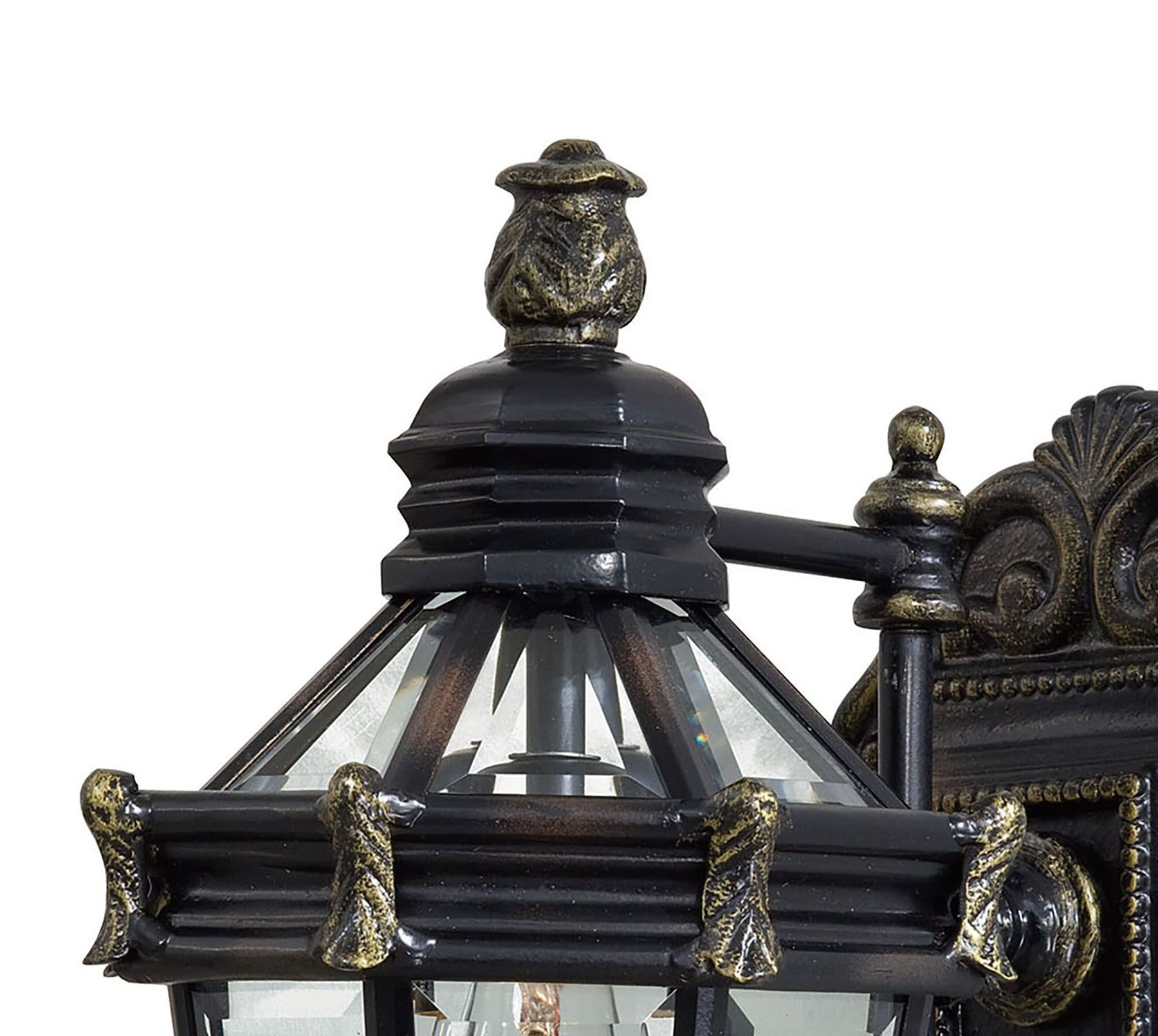 Image 6 The Great Outdoors Stratford Hall 1-Light Bronze Outdoor Wall Mount more views