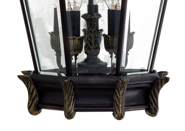 Image 5 The Great Outdoors Stratford Hall 5-Light Bronze Chain Hung Lantern more views