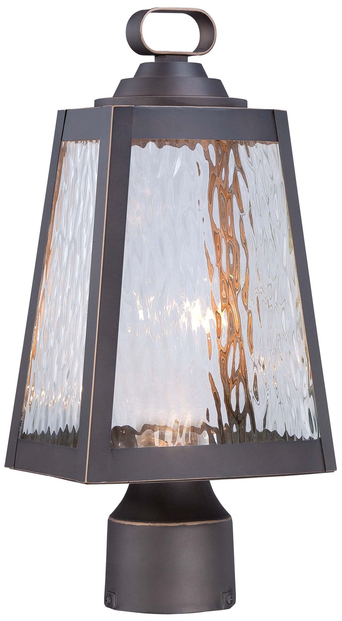 Image 2 The Great Outdoors Talera LED 1-Light Oil Rubbed Bronze Outdoor Post Mount