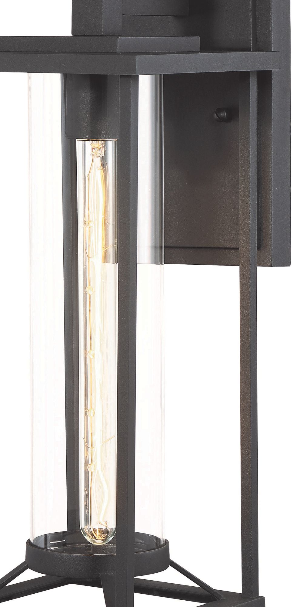Image 5 The Great Outdoors Trescott 1-Light Black Outdoor Wall Mount more views