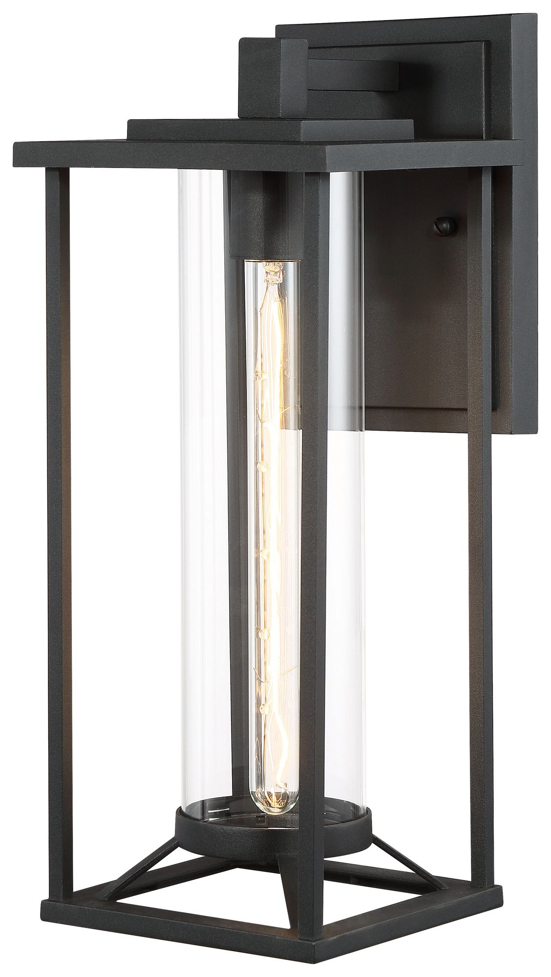 Image 6 The Great Outdoors Trescott 1-Light Black Outdoor Wall Mount more views