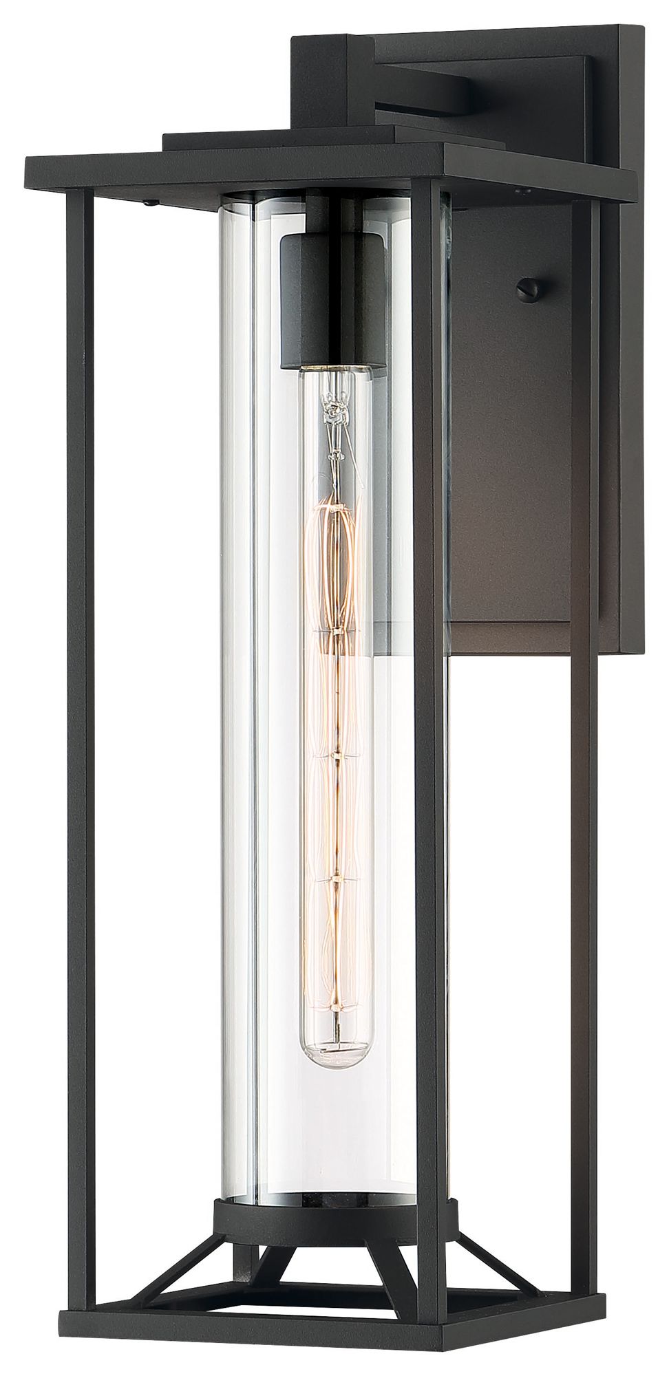 Image 5 The Great Outdoors Trescott 1-Light Black Outdoor Wall Mount more views