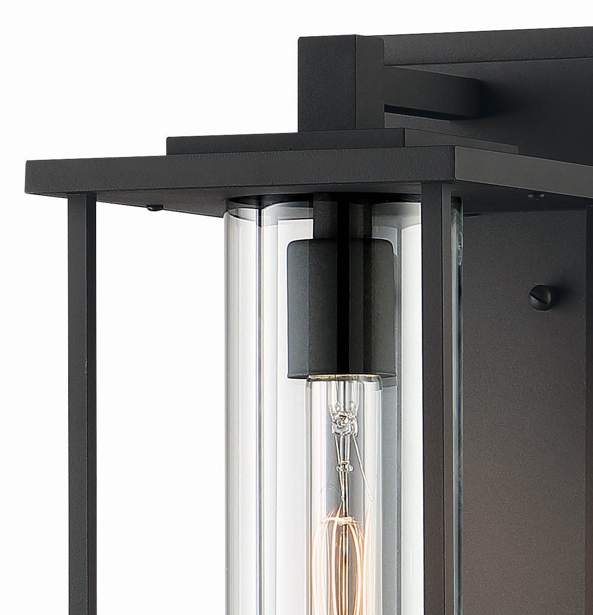Image 7 The Great Outdoors Trescott 1-Light Black Outdoor Wall Mount more views
