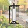 1_The Great Outdoors  Trescott 1-Light Sand Coal Outdoor Chain Hung Lantern