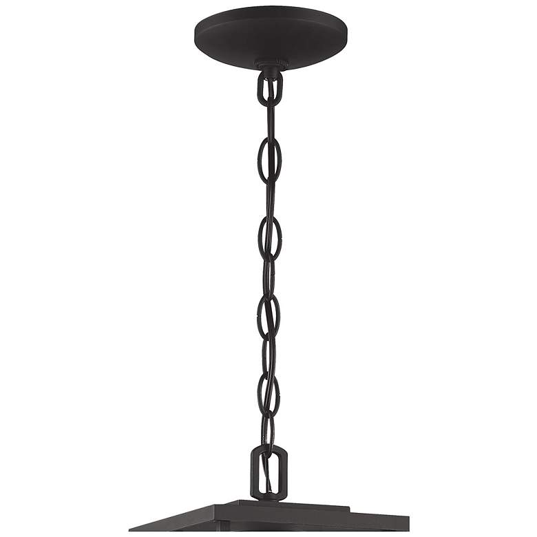 Image 5 The Great Outdoors  Trescott 1-Light Sand Coal Outdoor Chain Hung Lantern more views