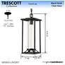 7_The Great Outdoors  Trescott 1-Light Sand Coal Outdoor Chain Hung Lantern more views