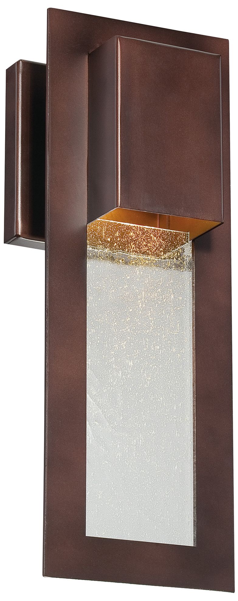 The Great Outdoors Westgate 1-Light Alder Bronze Outdoor Wall Mount