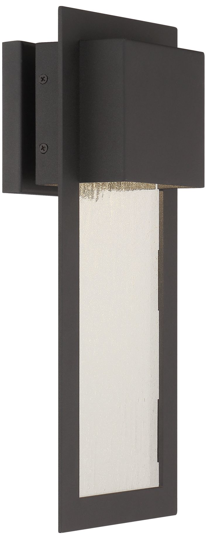 The Great Outdoors Westgate 1-Light Black Outdoor Wall Mount with Shade